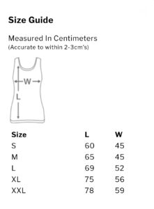 Vests size guide