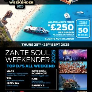 Zante Soul Weekender 2025